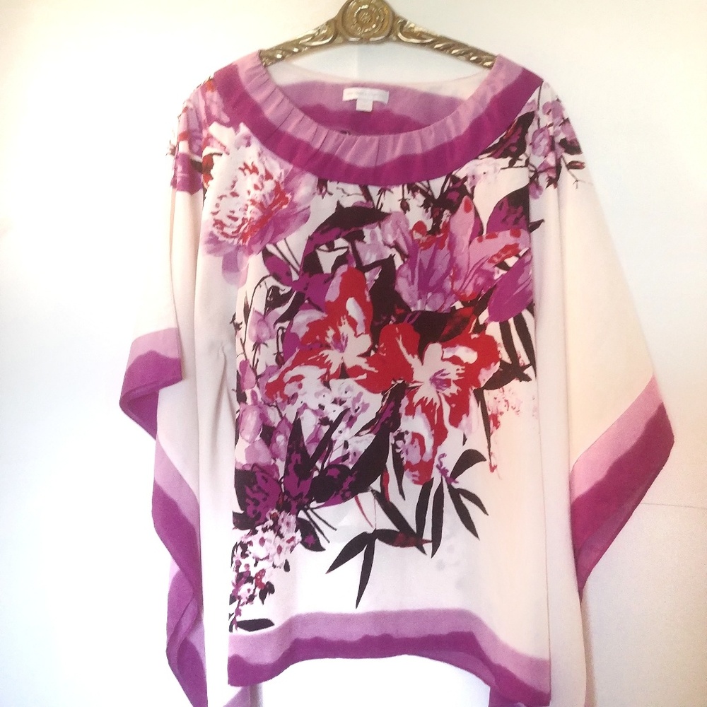 New York & Company scarf type flowy top,  x smal